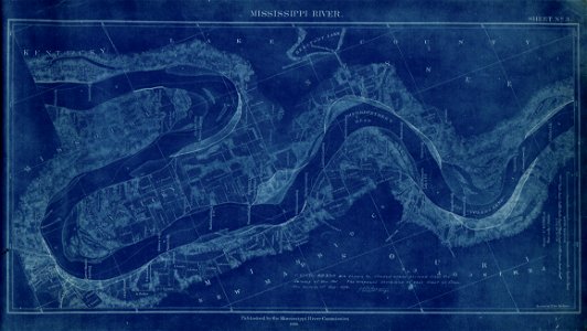Map of the Mississippi River - from Cairo to Donaldsonville. LOC 95675177-5