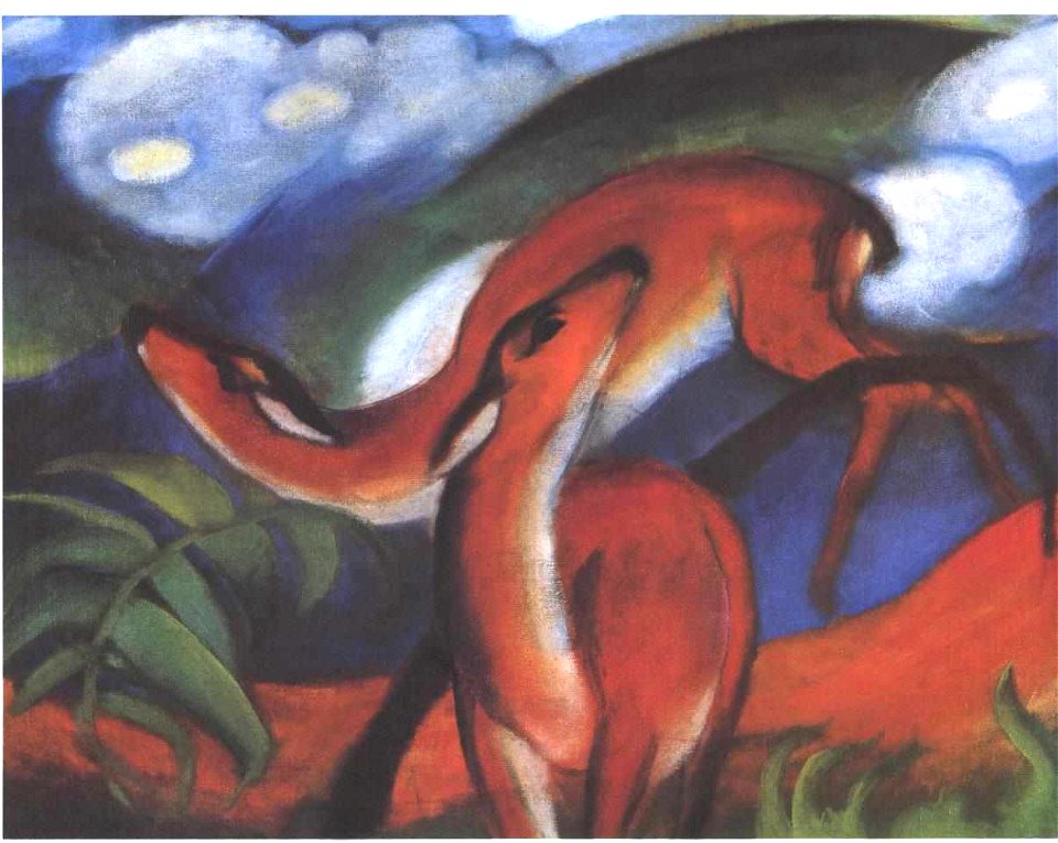 Marc -Rote Rehe