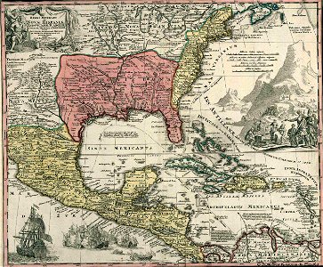 Mapa Caribe 1720