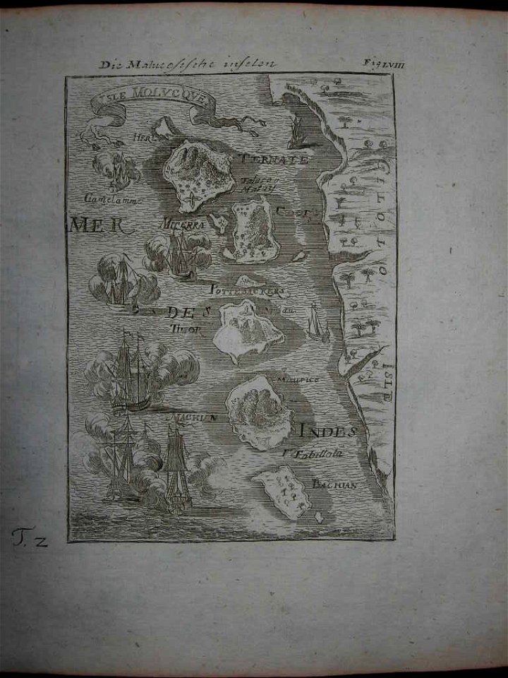 Map of the Moluccas, 1718