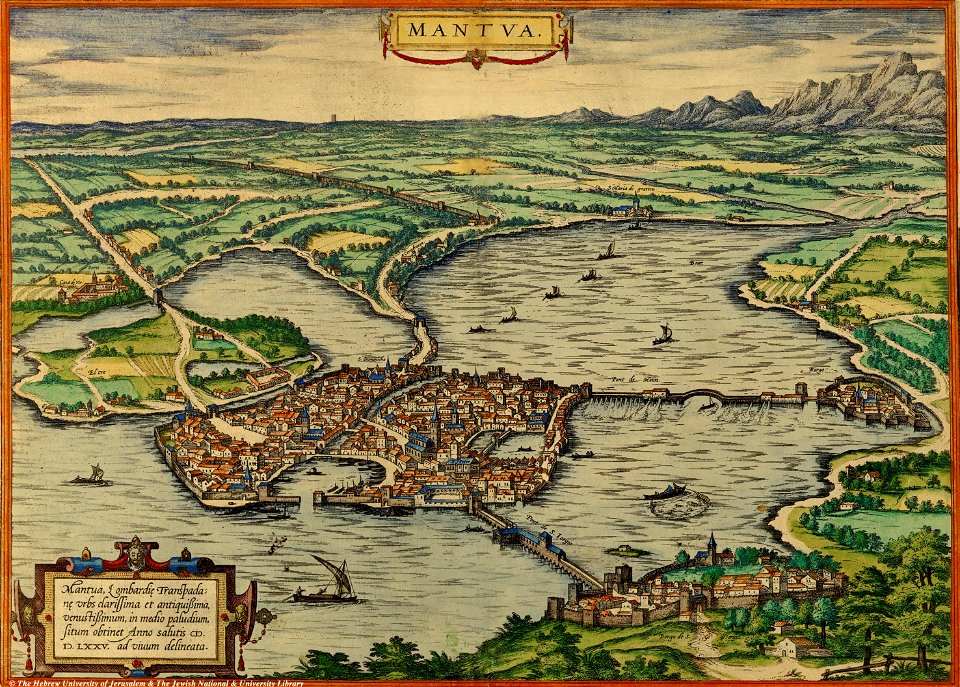 Mappa del Ducato di Mantova nel 1575