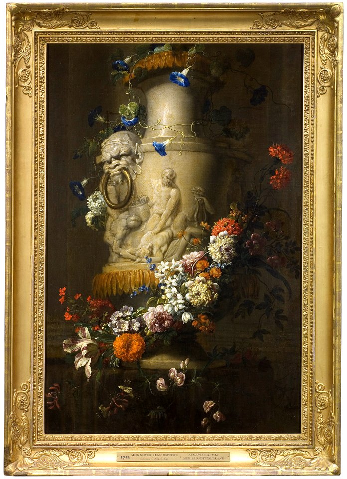Marble Vase with Garland of Flowers (Jean-Baptiste Monnoyer) - Nationalmuseum - 18715