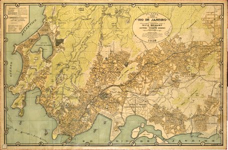 Mapa da Cidade do Rio de Janeiro - 1929