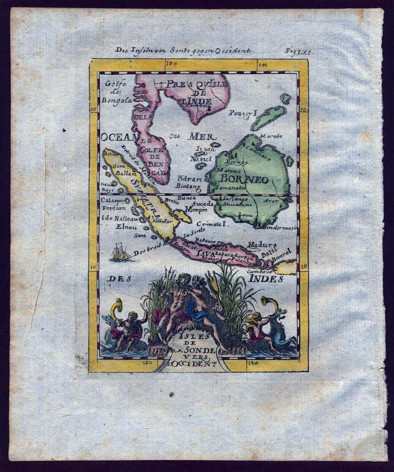 Map of western Indonesia, 1719