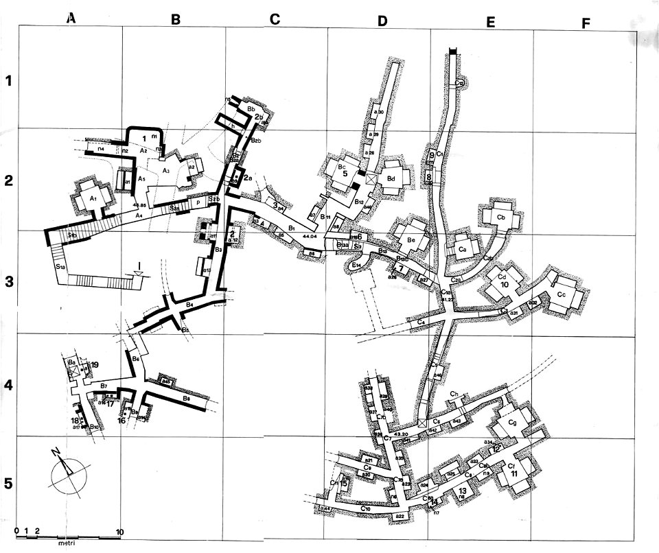 Mappa Catacombe Via Anapo