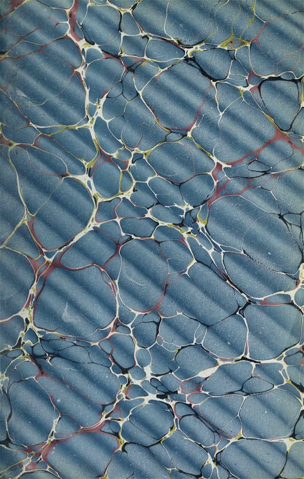 Marbled paper, 1884 - Buffon - Œuvres complètes, éd. Lanessan, 1884, tome III (page 3 crop)