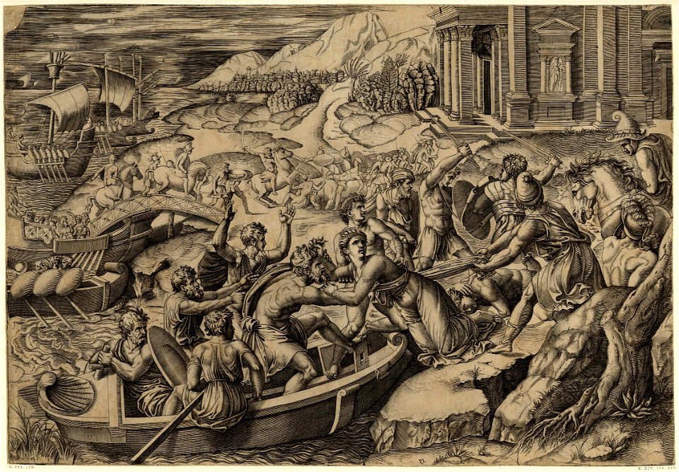 Marcantonio - Abduction of Helen, H,2.17
