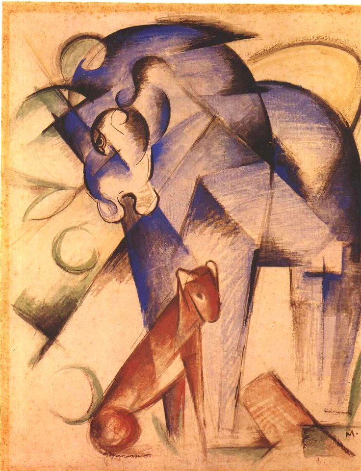 Marc - Fabeltiere - Pferd und Hund