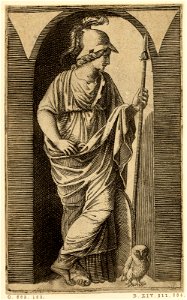 Marcantonio - Apollo, Minerva and the Muses, H,2.34