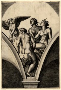 Marcantonio - Chigi Gallery Spandrels, H,2.94