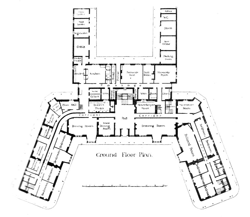 Mar Lodge, floor plan, fig 30 (Modern Homes, 1909)