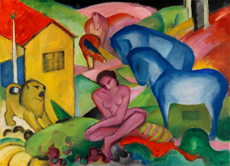 Franz Marc - Der Traum (1912)