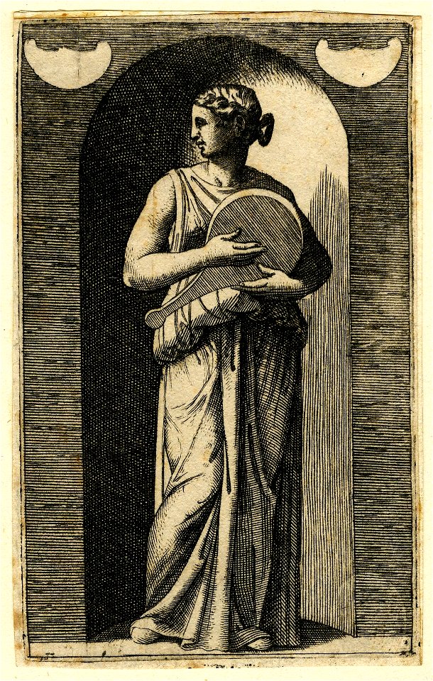 Marcantonio - Apollo, Minerva and the Muses, H,2.38