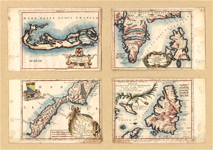Maps of Bermuda, Iceland, Jan Mayen Island, and Newfoundland WDL2575