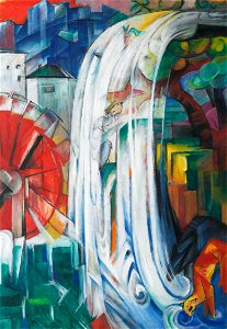The Bewitched Mill by Franz Marc 1913
