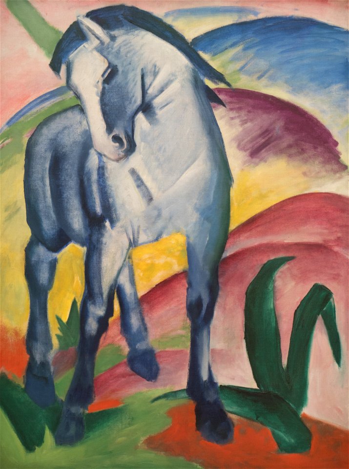 Marc Blaues Pferd I PA291036