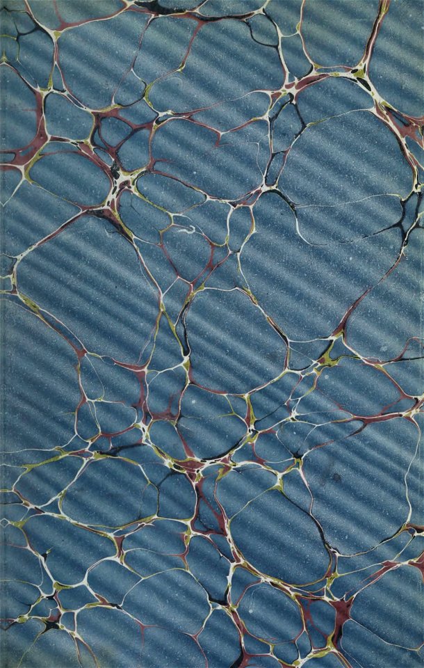 Marbled paper In 1884 - Buffon - Œuvres complètes, éd. Lanessan, 1884, tome III (page 659 crop)