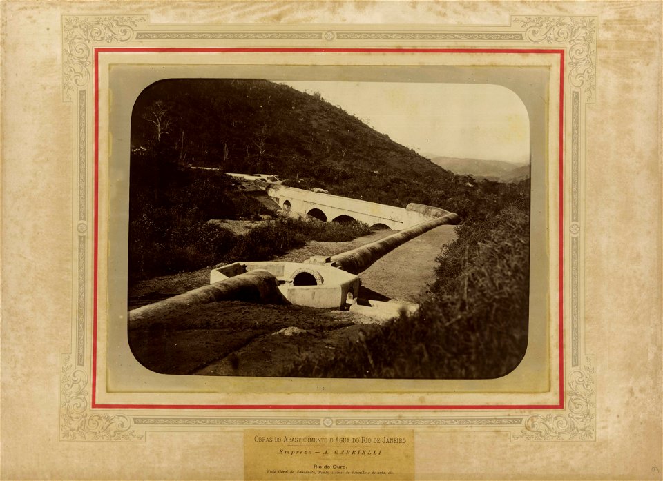 Marc Ferrez - Obras do abastecimento de água do Rio de Janeiro - Biblioteca Nacional icon1028070