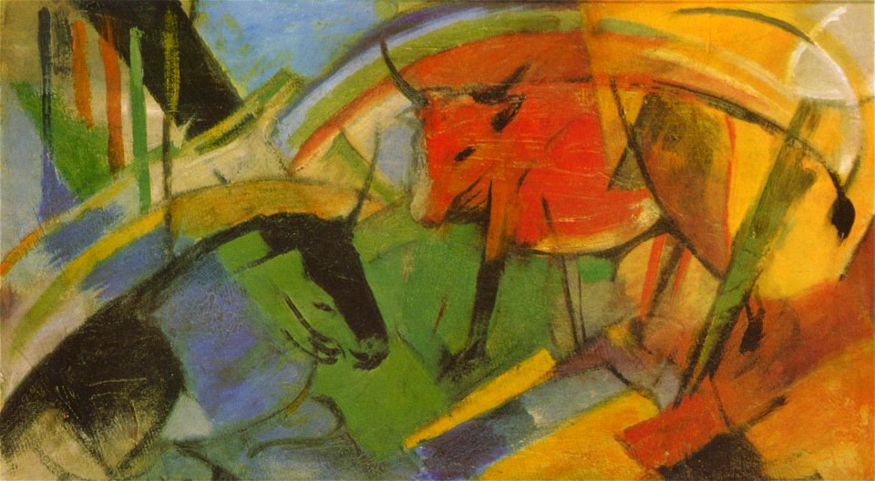 Franz Marc 021. Free illustration for personal and commercial use.