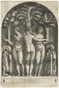 Marcantonio Raimondi - Drie gratiën, 1510-1527