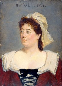 Marcel Baschet - Marie-Caroline Kalb (1854-1930), sociétaire de la Comédie-Française, en costume de servante - P1134 - Musée Carnavalet
