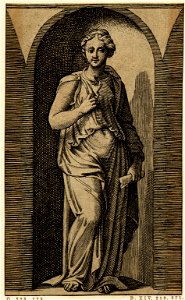 Marcantonio - Apollo, Minerva and the Muses, H,2.41