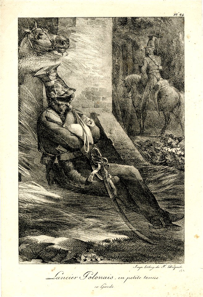 Lancier Polonais, en petite tenue, ex-Garde (BM 1855,0414.99)