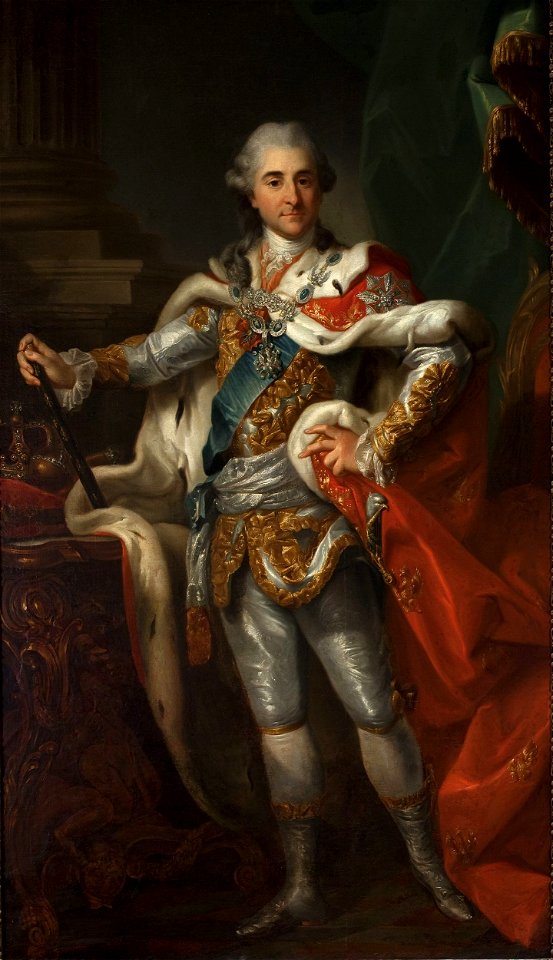 Marcello Bacciarelli - Portrait of Stanisław August Poniatowski in the coronation costume - MP 5524 MNW - National Museum in Warsaw