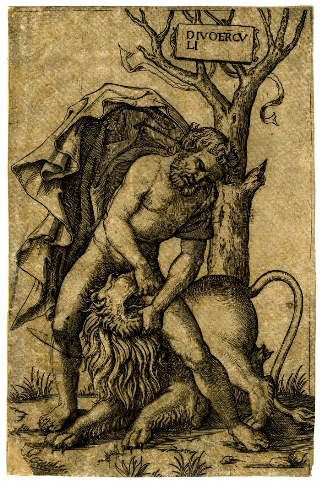 Marcantonio - Labours of Hercules, 1842,0806.36