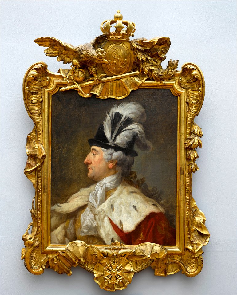 Marcello Bacciarelli - Portrait of Stanisław August in a feathered hat - MP 201 MNW - National Museum in Warsaw