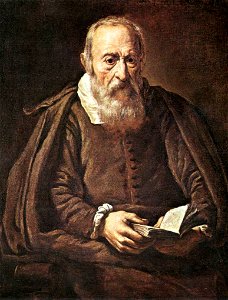Marcantonio Bassetti - Portrait of an Old Man with Book - WGA01482
