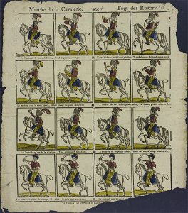 Marche de la cavalerie-Catchpenny print-Borms 0136