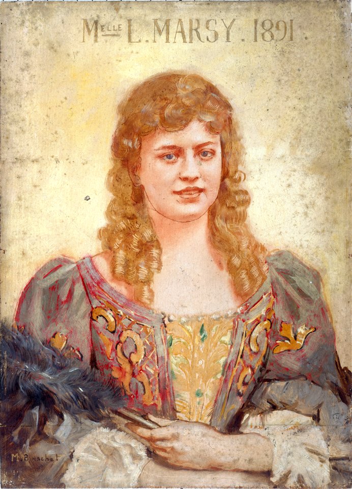 Marcel Baschet - Louise Marsy (1866-1942), sociétaire de la Comédie-Française, en costume de scène - P1136 - Musée Carnavalet