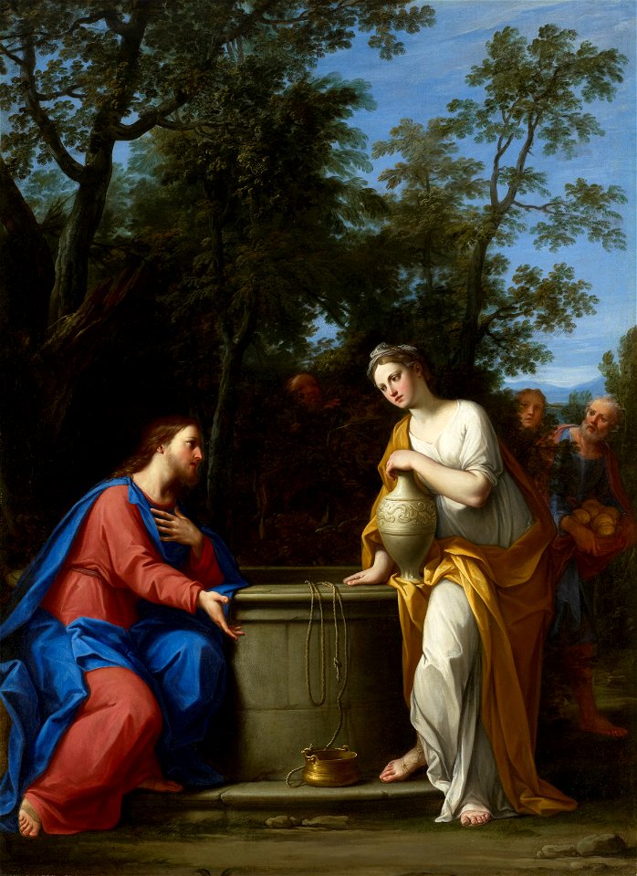 Marcantonio Franceschini - Christ and the Woman of Samaria - 2009.1353 - Museum of Fine Arts