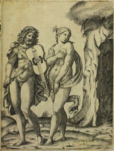 Marcantonio Raimondi - Orfeu e Eurídice