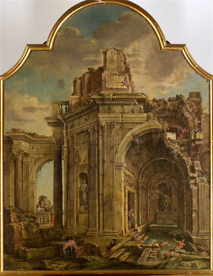 Marcantonio Chiarini - Ruinenlandschaft - GG 2952 - Kunsthistorisches Museum