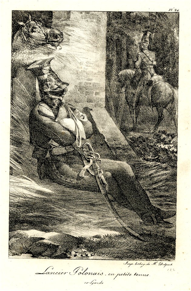 Lancier Polonais, en petite tenue, ex-Garde (BM 1855,0414.100)