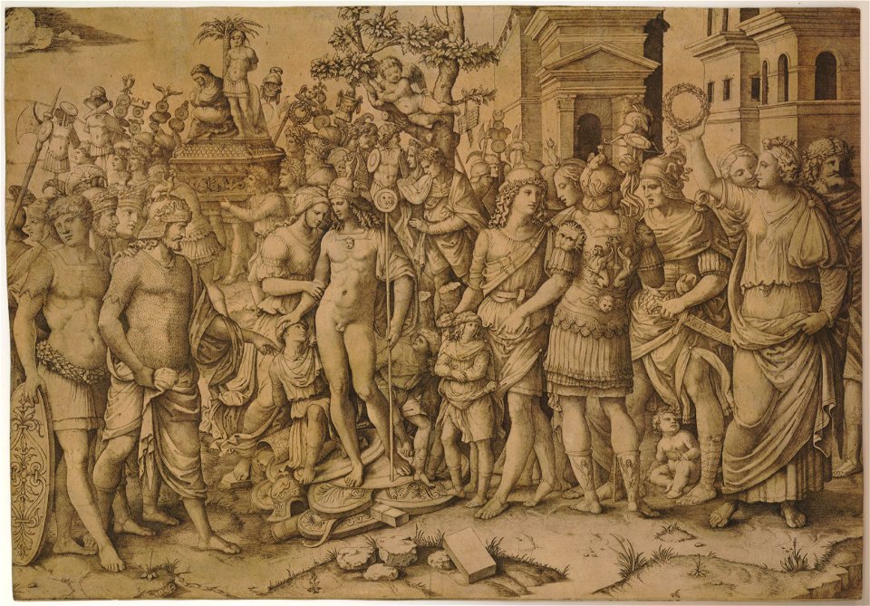 Marcantonio - The triumph of a Roman Emperor, 1854,0628.125