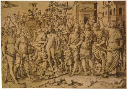 Marcantonio - The triumph of a Roman Emperor, 1854,0628.125