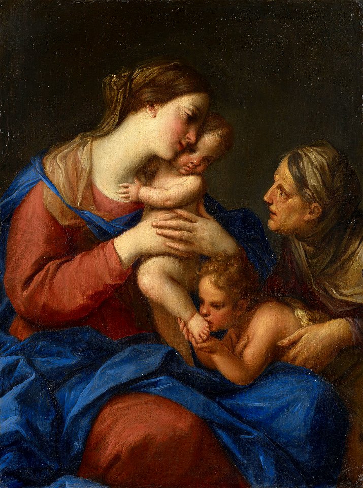 Marcantonio Franceschini (Bologna 1648-Bologna 1729) - The Virgin and Child with Saint Elizabeth and Saint John the Baptist - RCIN 407271 - Royal Collection