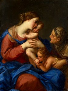 Marcantonio Franceschini (Bologna 1648-Bologna 1729) - The Virgin and Child with Saint Elizabeth and Saint John the Baptist - RCIN 407271 - Royal Collection