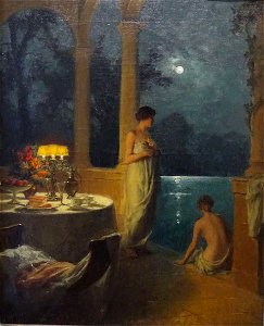 Marcel Rieder Soir au bord du lac