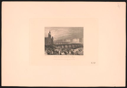 Marche aux Fleurs and the pont au change LCCN2003677569