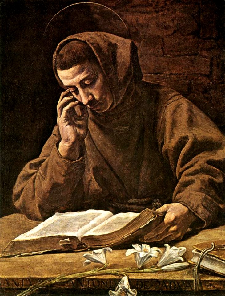 Marcantonio Bassetti - St Antony Reading - WGA01483
