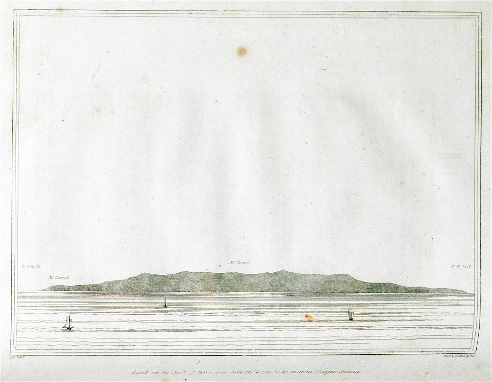 Land on the Coast of Syria - Clarke Edward Daniel - 1824