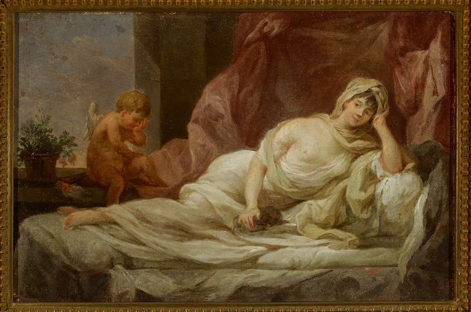 Marcello Bacciarelli - Portrait of Anna Lampel (d. 1800), actress - MP 1102 MNW - National Museum in Warsaw