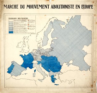 Marche du mouvement abolitioniste en Europe