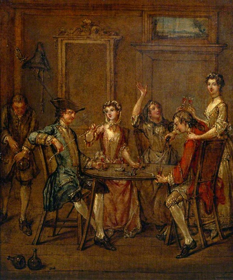 Marcellus Laroon II (1679-1772) - Interior with Figures - N04420 - National Gallery