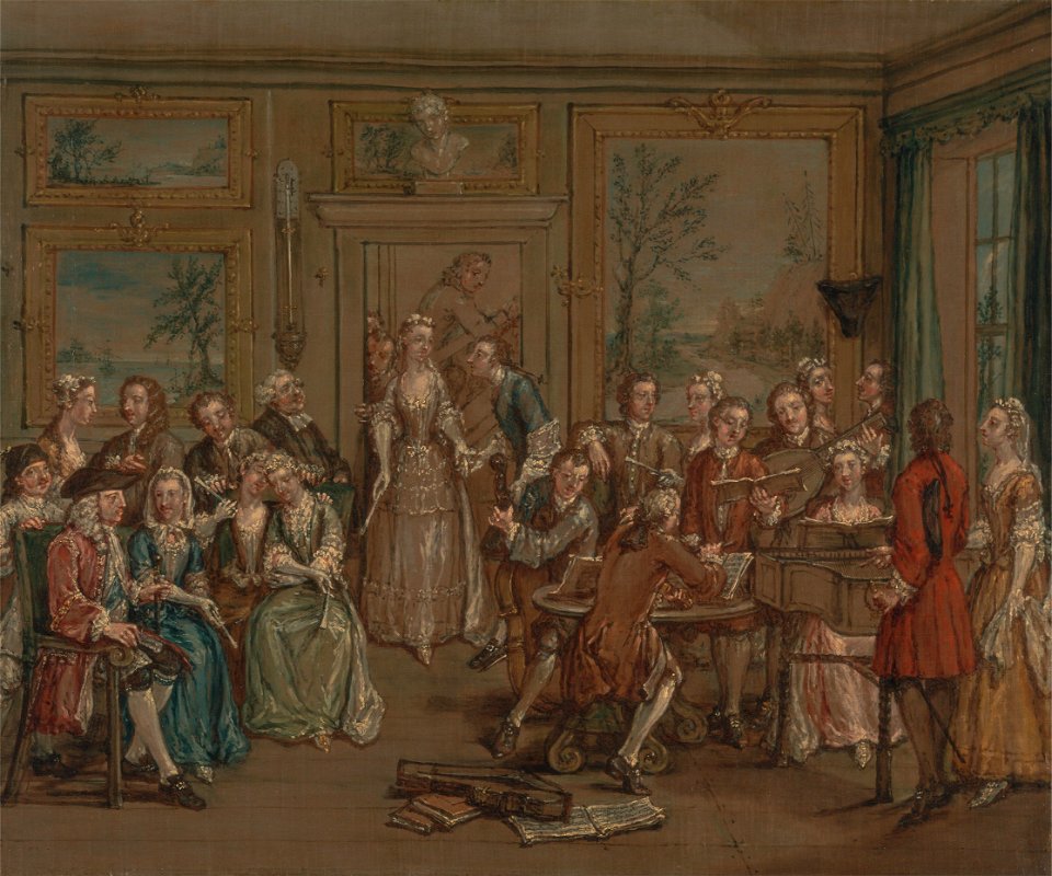 Marcellus Laroon the Younger - Musical Conversation - Google Art Project