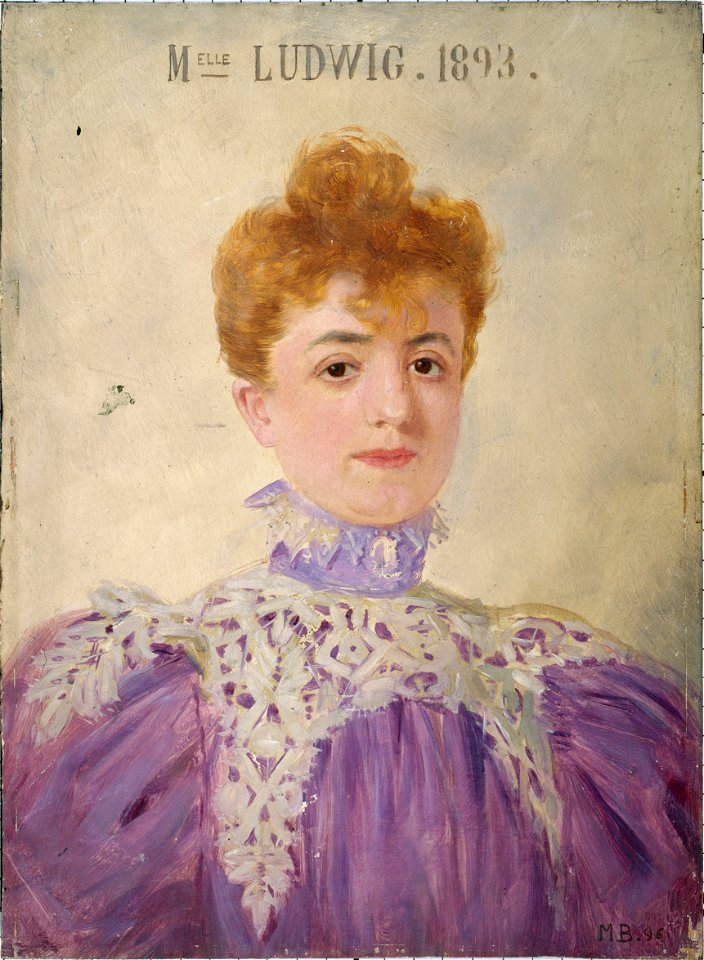 Marcel Baschet - Jeanne Ludwig (1867-1898), sociétaire de la Comédie-Française - P1138 - Musée Carnavalet